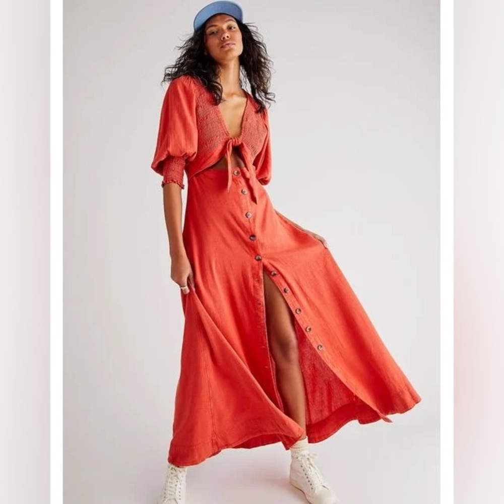 Free People String of Hearts Maxi Dress